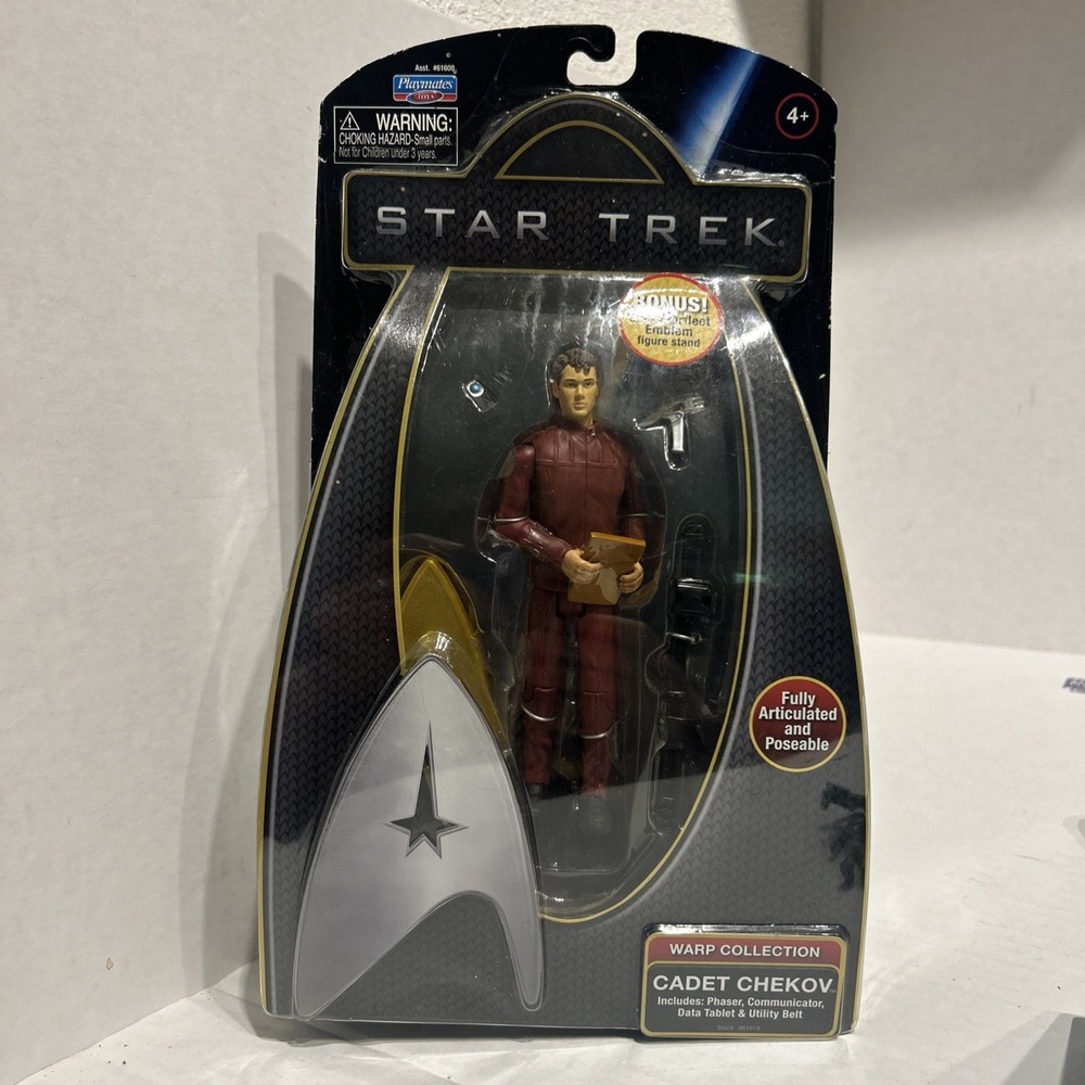 STAR TREK CADET CHEKOV Action Figure Warp Collection Playmates Toys 2008 6"